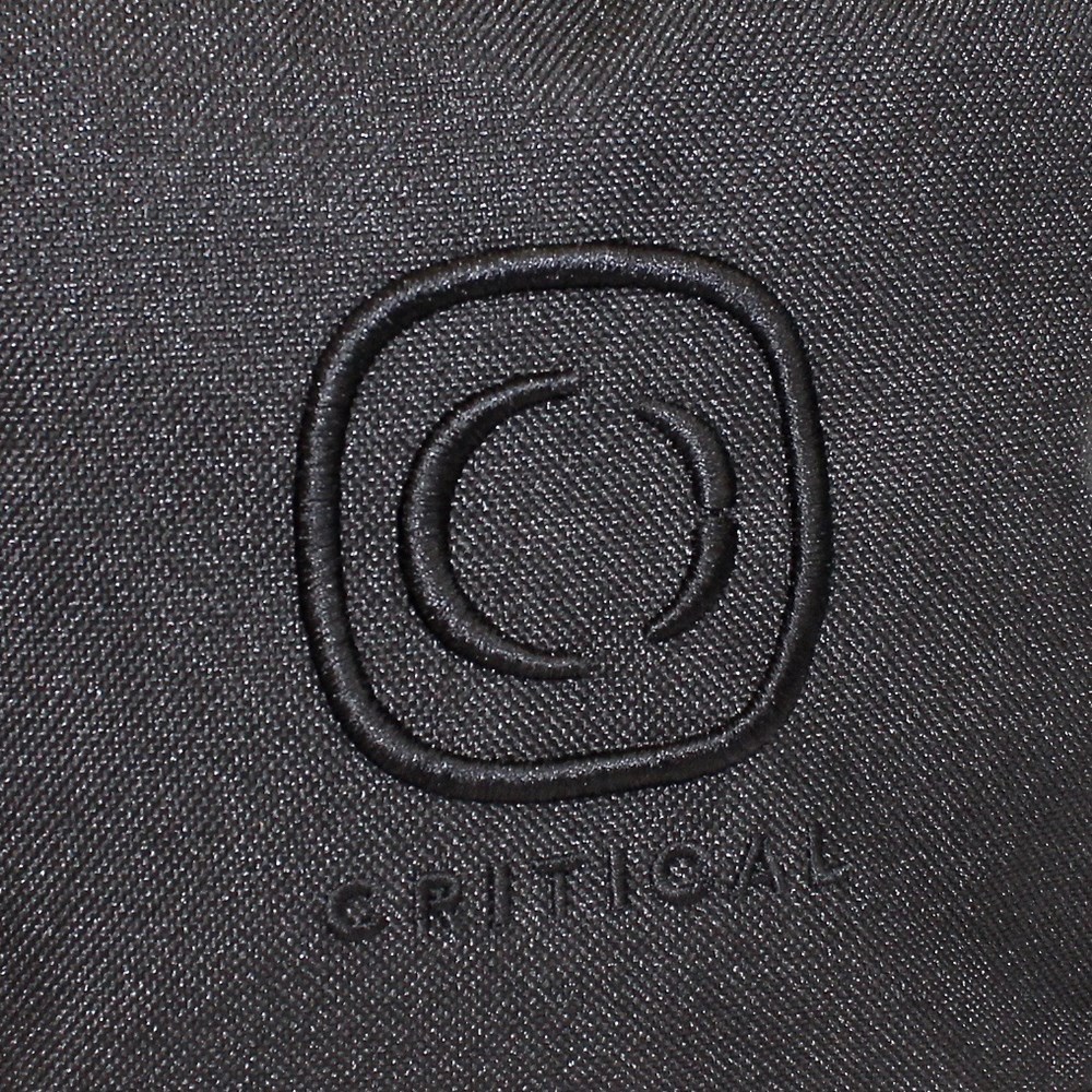 Critical Embroidered Roadman Bag [Black]