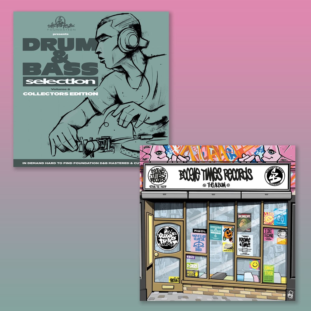 ALBUM DISCOUNT BUNDLE Drum & Bass Selection 6 and Boogie Times The