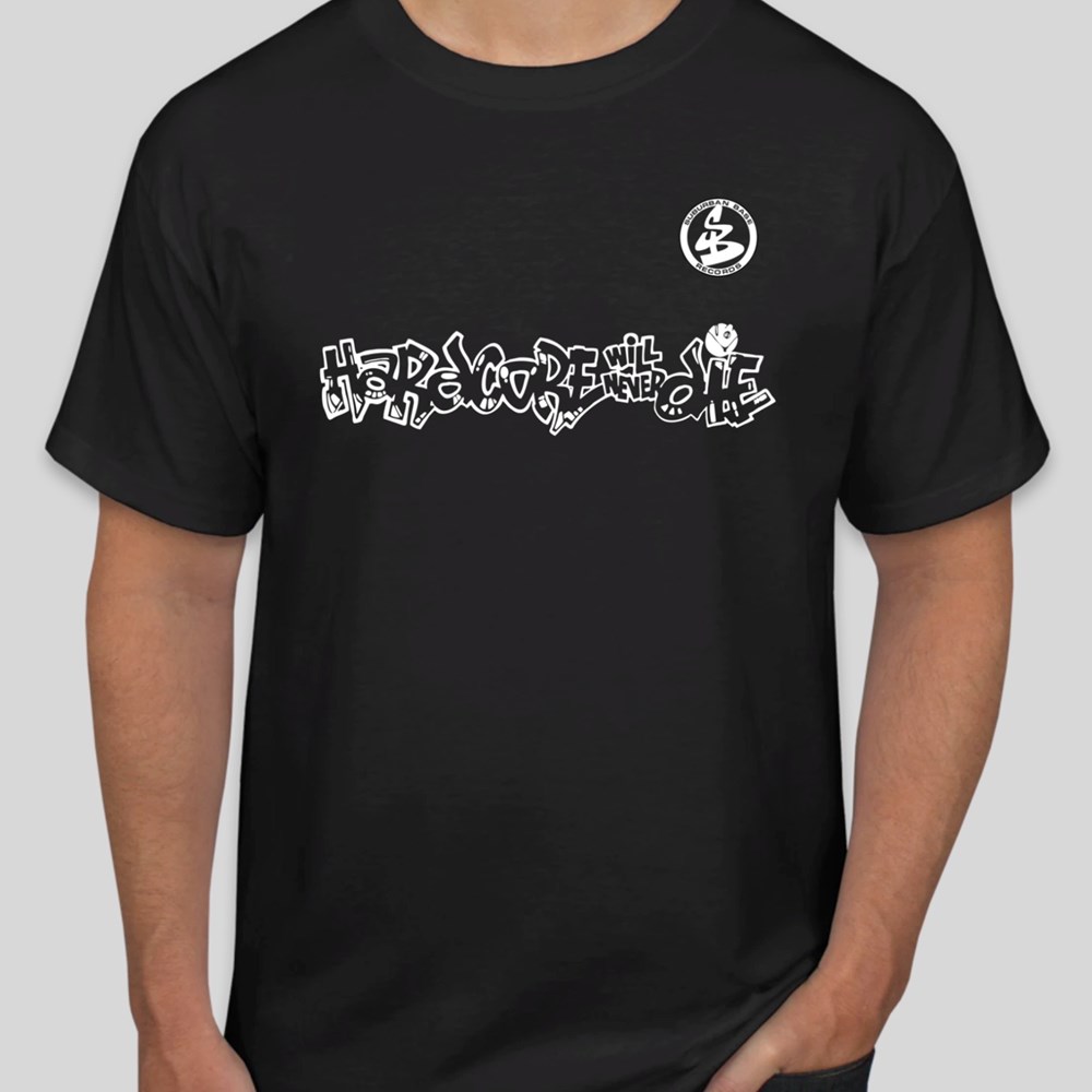 Suburban Base - Hardcore Will Never Die Tee [Black]