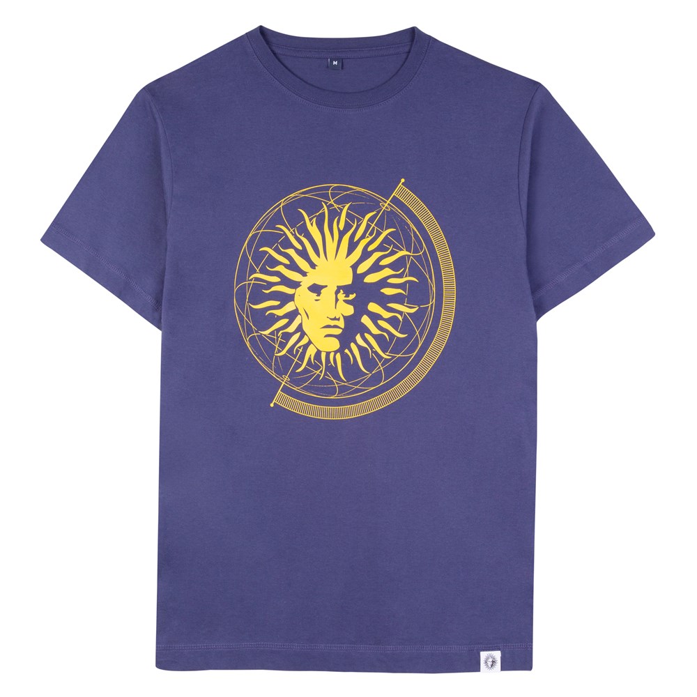 V Globe T-Shirt [Light Navy]