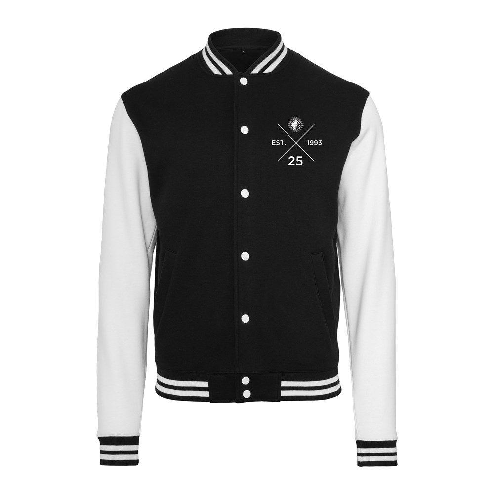 V College Jacket [Black & White]